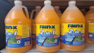 Rain‑X 2-in-1 Windshield Washer Fluid on shelf